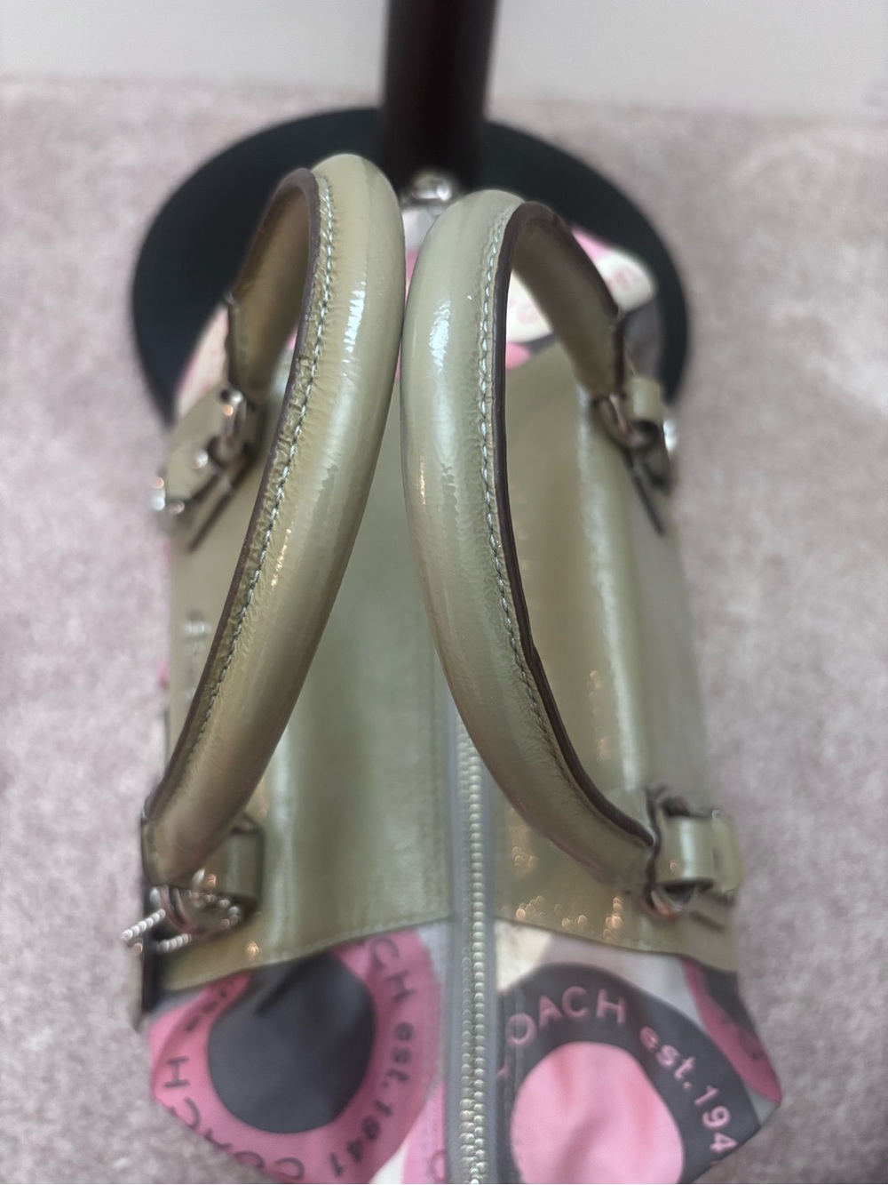 Coach Ashley Snap Head Satchel purse y2k - Picture 3 of 9